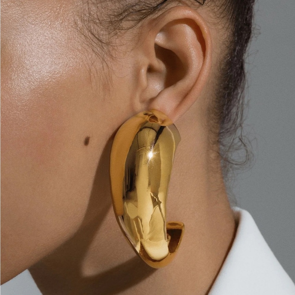 Misho Gold Statement Earrings